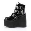 DemoniaCult - SWING105 Plateau Laarzen - Zwart Product image